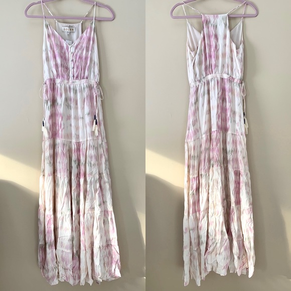 NWT Anthropologie Annie Tiered Maxi Dress - Picture 3 of 8